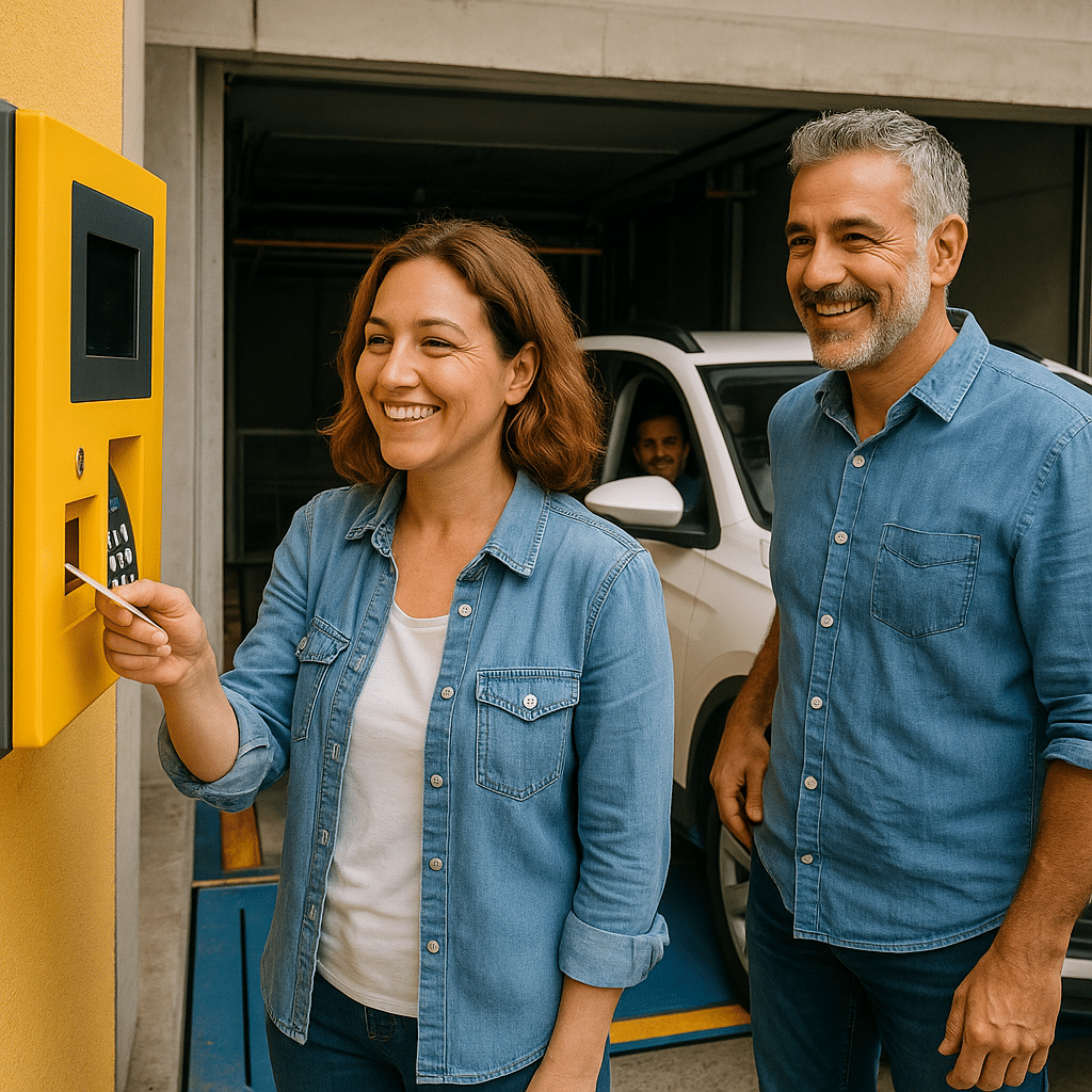חוויית המשתמש במתקני חניה